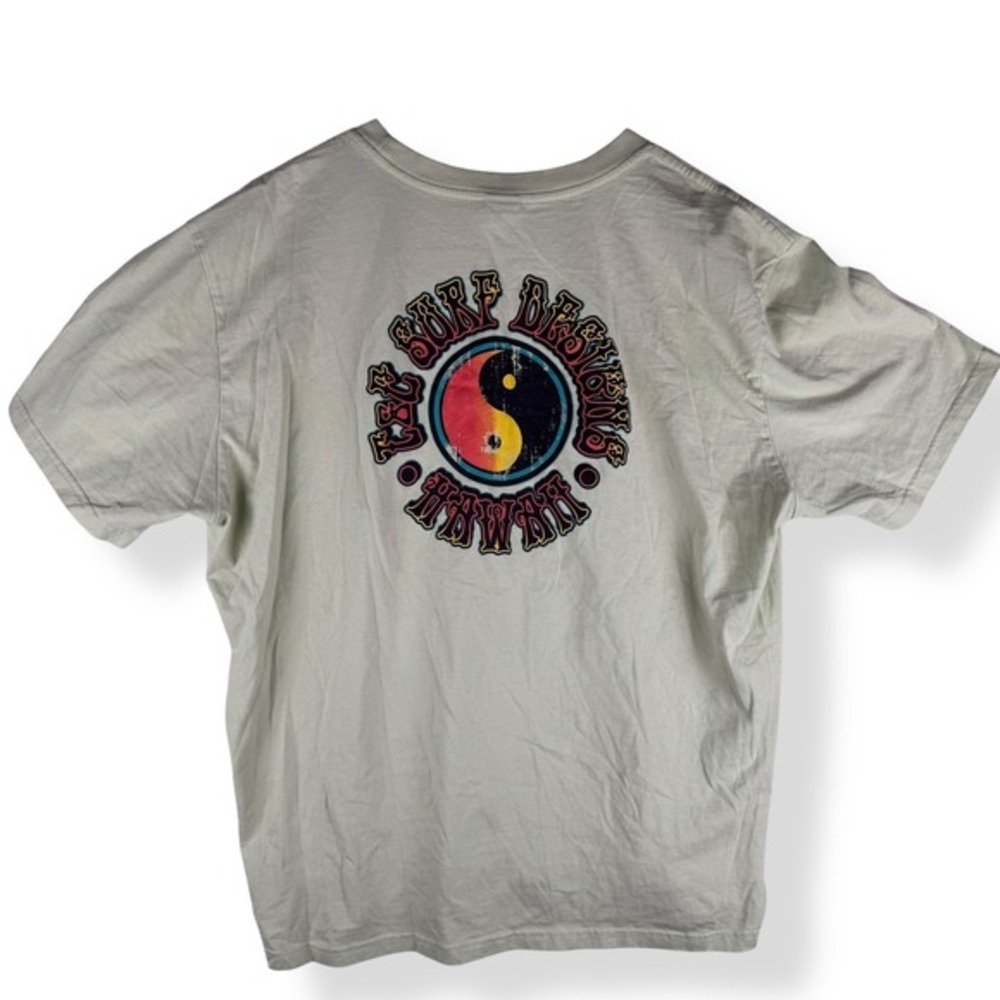 T & C Surf Designs Hawaii T Shirt Organic‎ Cotton Size XXL Yin Yang Double Sided